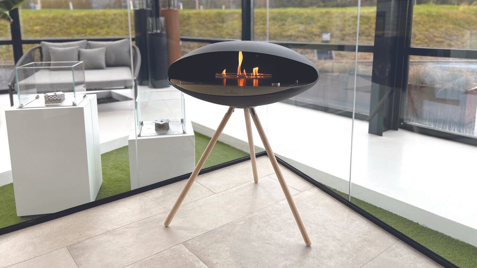 ESPOO FLOOR BIOETHANOL FIREPLACE