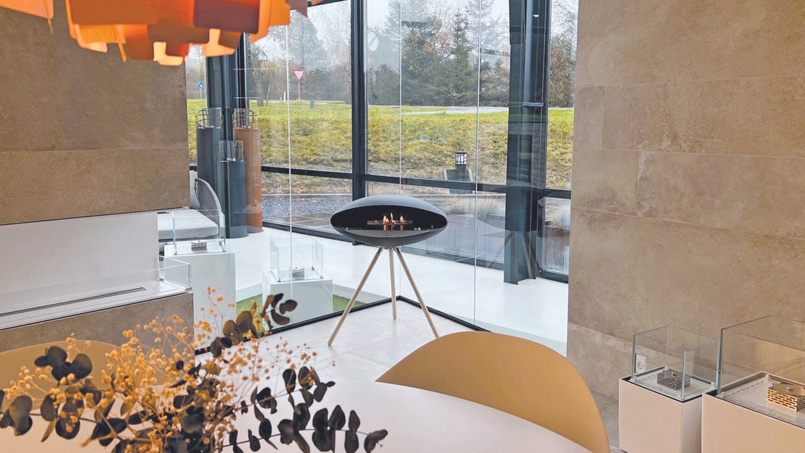 ESPOO FLOOR BIOETHANOL FIREPLACE