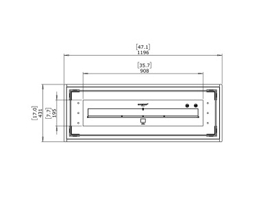 LINEAR50 FIRE PIT KIT