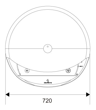 ESPOO CEILING BIOETHANOL FIREPLACE